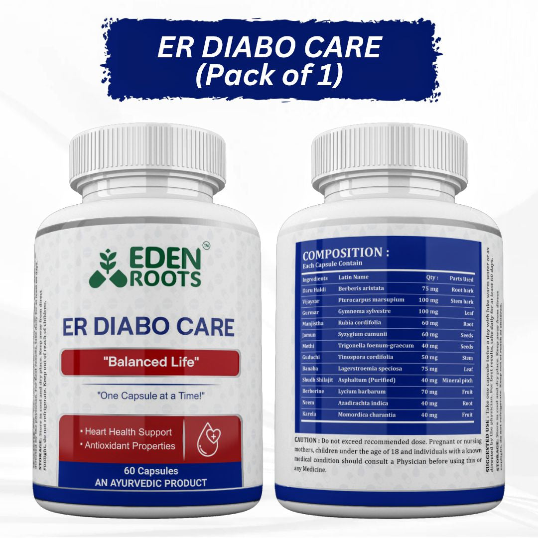 Eden Roots ER Diabo Care Capsule - 60 Capsules