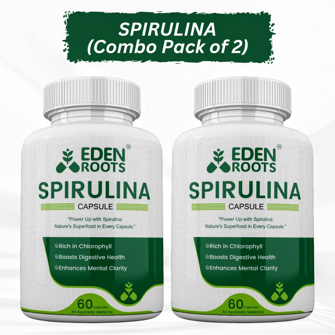 Eden Roots Spirulina Capsule - 60 Capsules