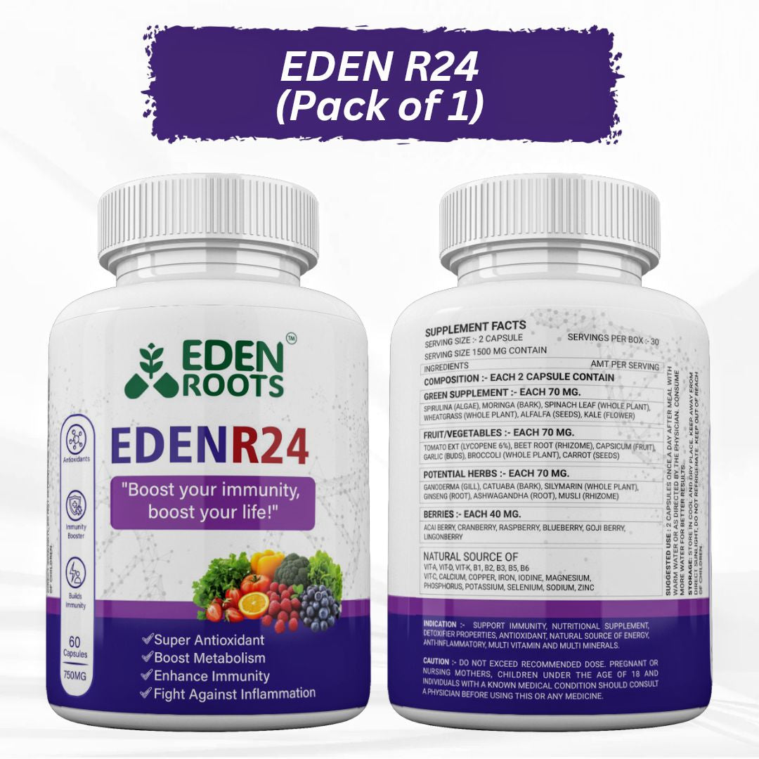 Eden Roots Eden R24 Capsule - 60 Capsules