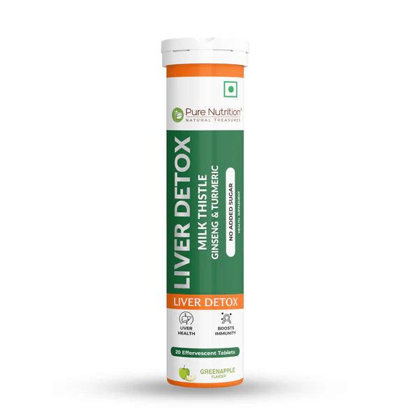 Pure Nutrition Liver Detox 20 Effervescent Tablets