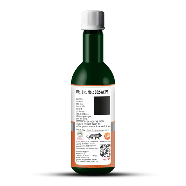 Zenius Digestive Care Juice - Ayurvedic Juice for Improved Digestion, Bloating Relief, and Gut Health - 500ml Juices
