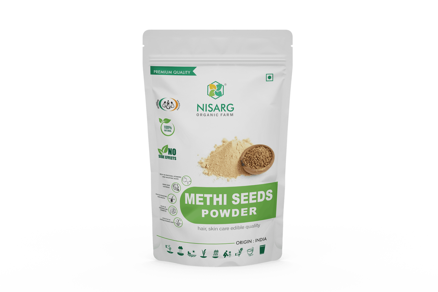Nisarg Organic Farm Fenugreek Seeds Powder