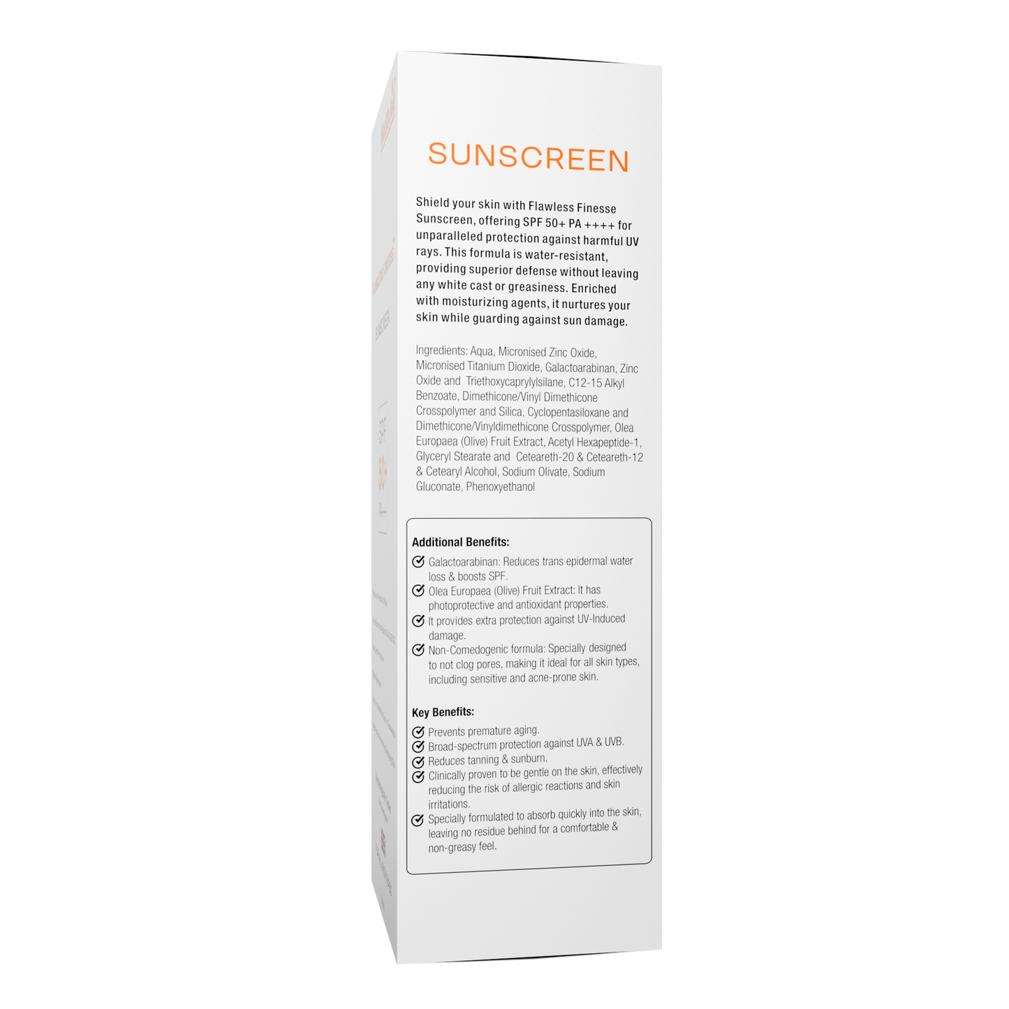 HealthAid Flawless Finesse Sunscreen Cream SPF 50+ PA++++ - 60gm