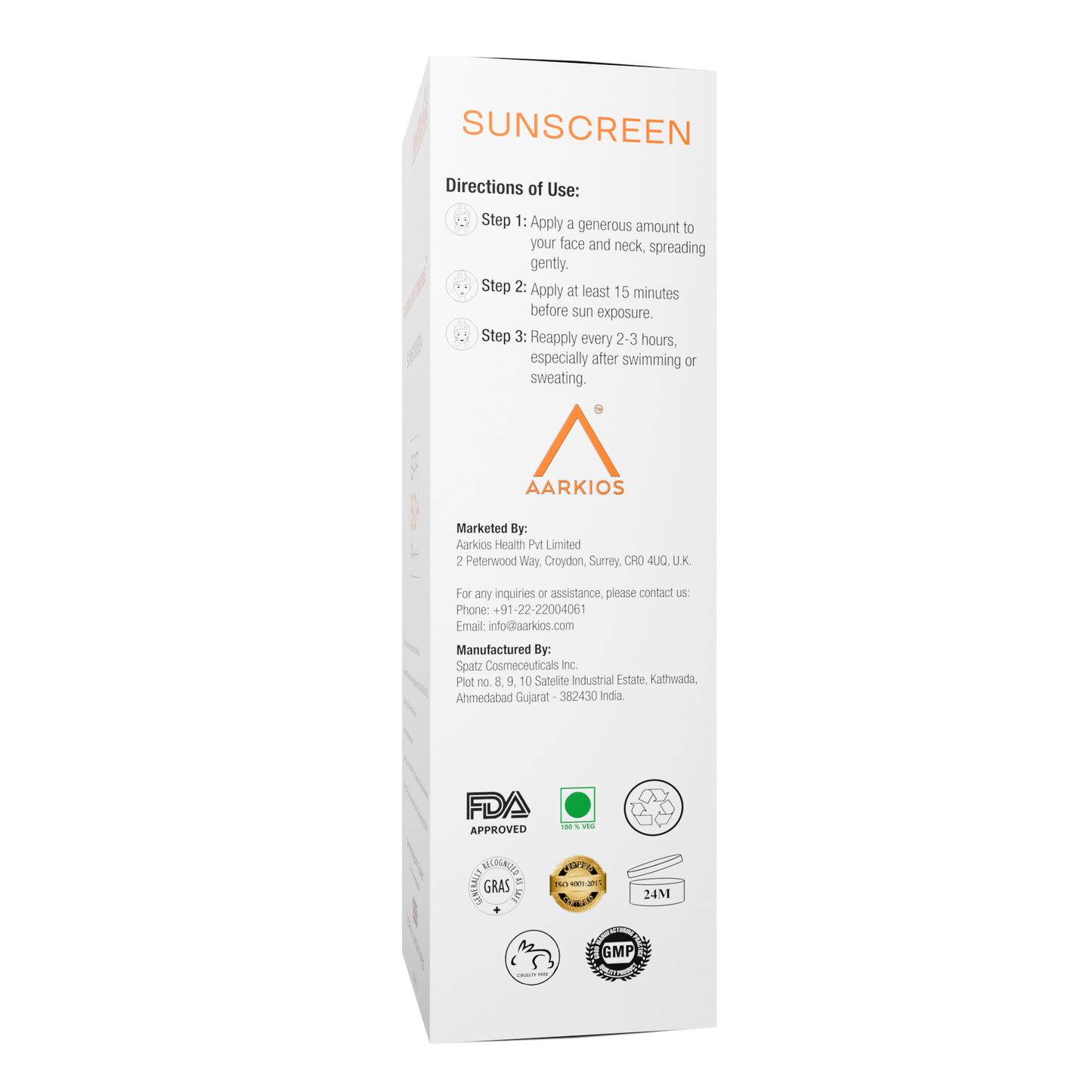 HealthAid Flawless Finesse Sunscreen Cream SPF 50+ PA++++ - 60gm