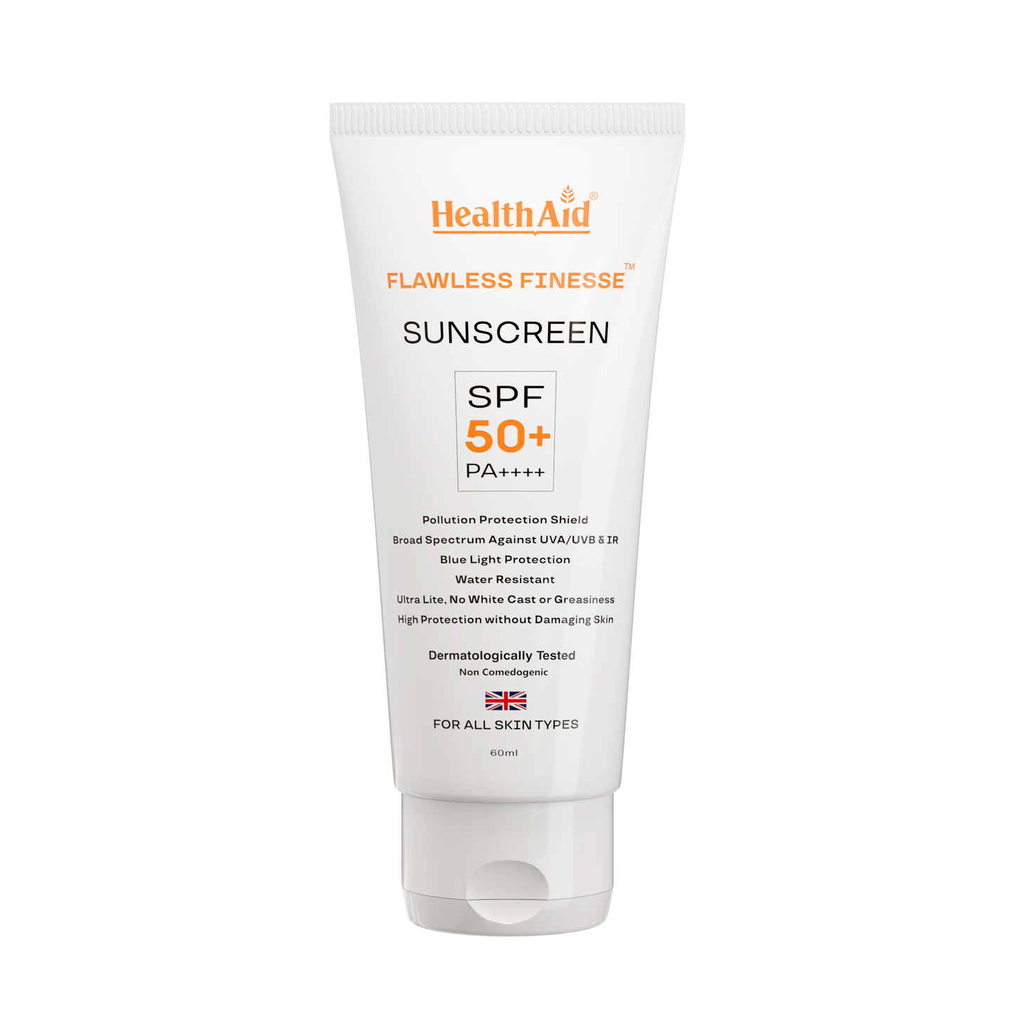 HealthAid Flawless Finesse Sunscreen Cream SPF 50+ PA++++ - 60gm