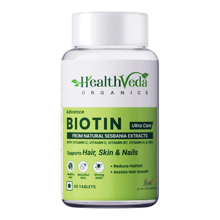 Health Veda Organics Advance Biotin Tablet