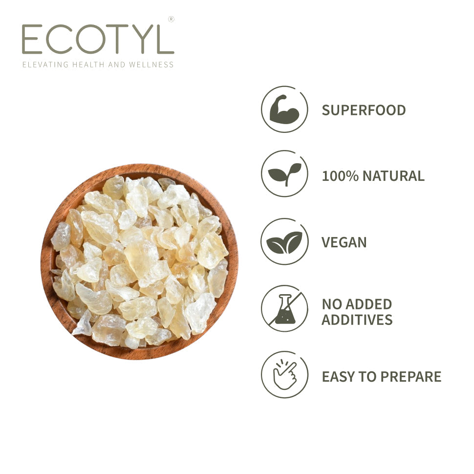 Ecotyl Gond Katira | Natural Cooling Gum | Supports Digestion | 200g