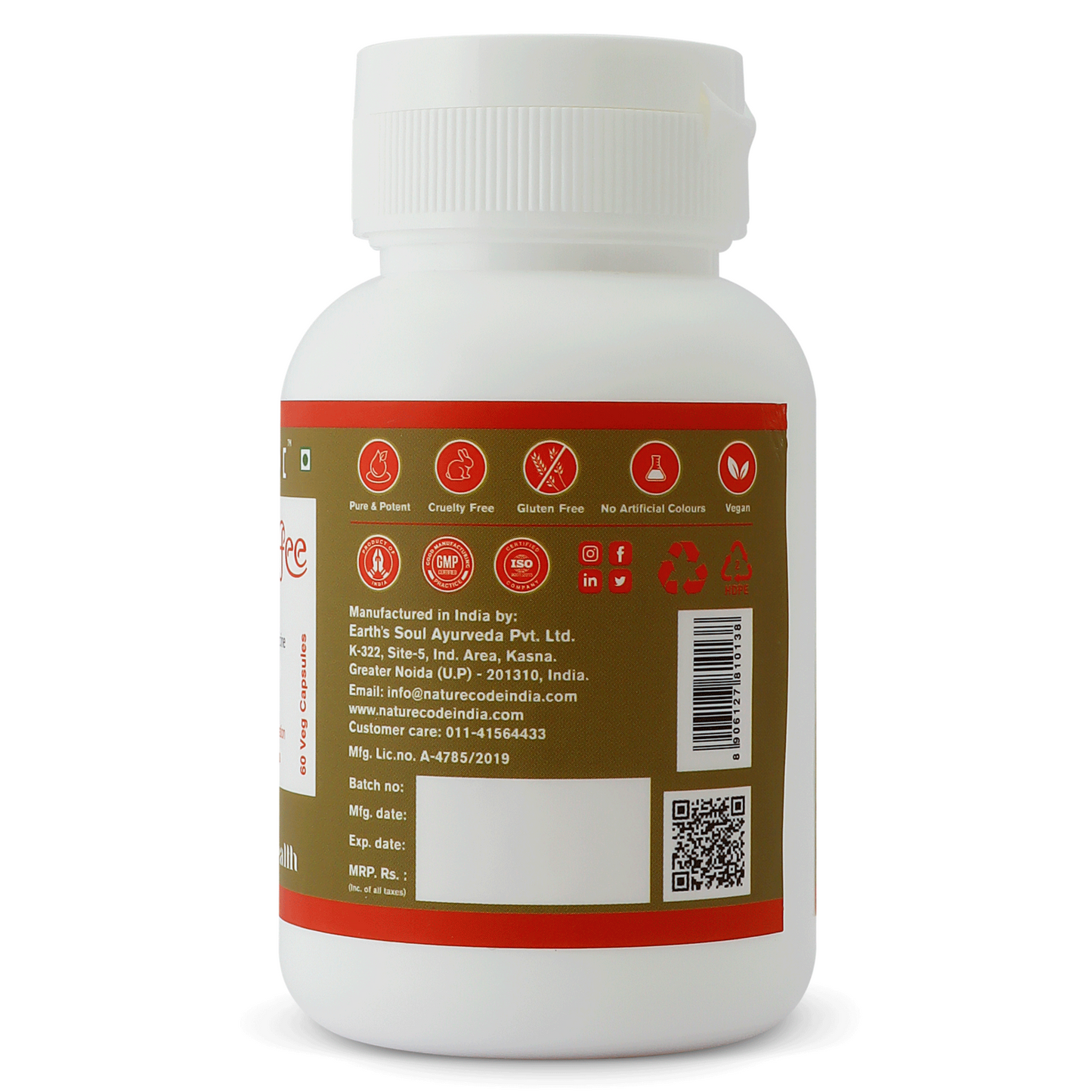 Nature Code Green Coffee Extract Veg Capsule - 60 Capsules