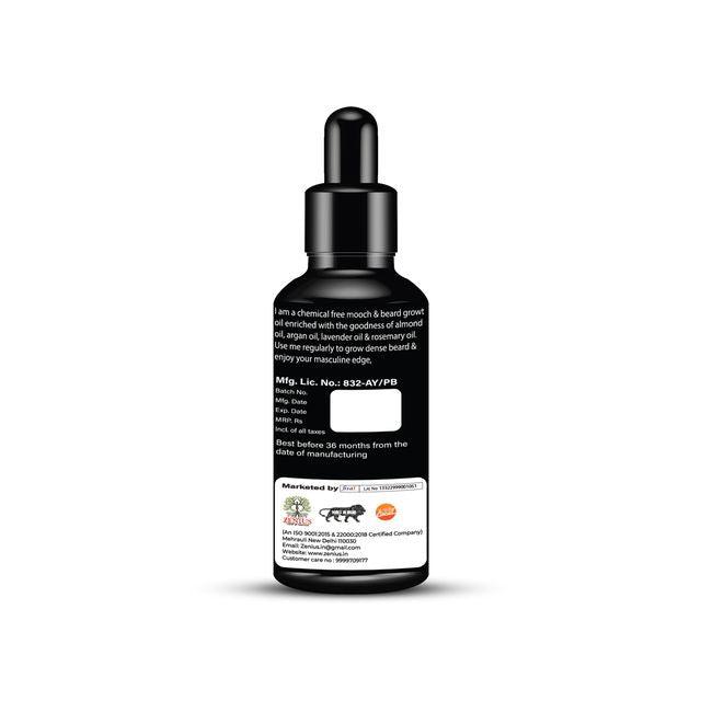 Zenius Beard Up Oil - Beard Oil for Growth and Nourishment of Facial Hair - 30ml Oil