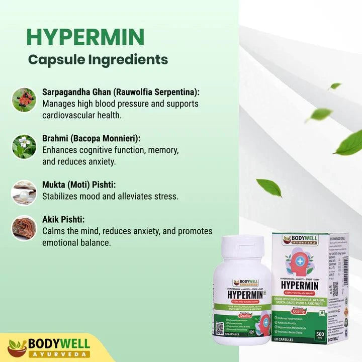 Bodywell Ayurveda HyperMin Capsules - 500mg