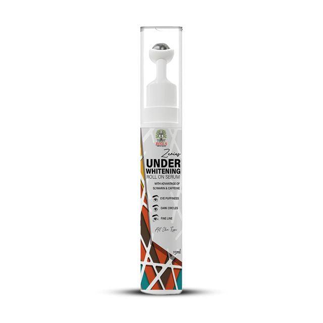 Zenius Under Whitening Roll On Serum - Undereye Roll On for Dark Circle Removal and Undereye Whitening - 15ml Serum