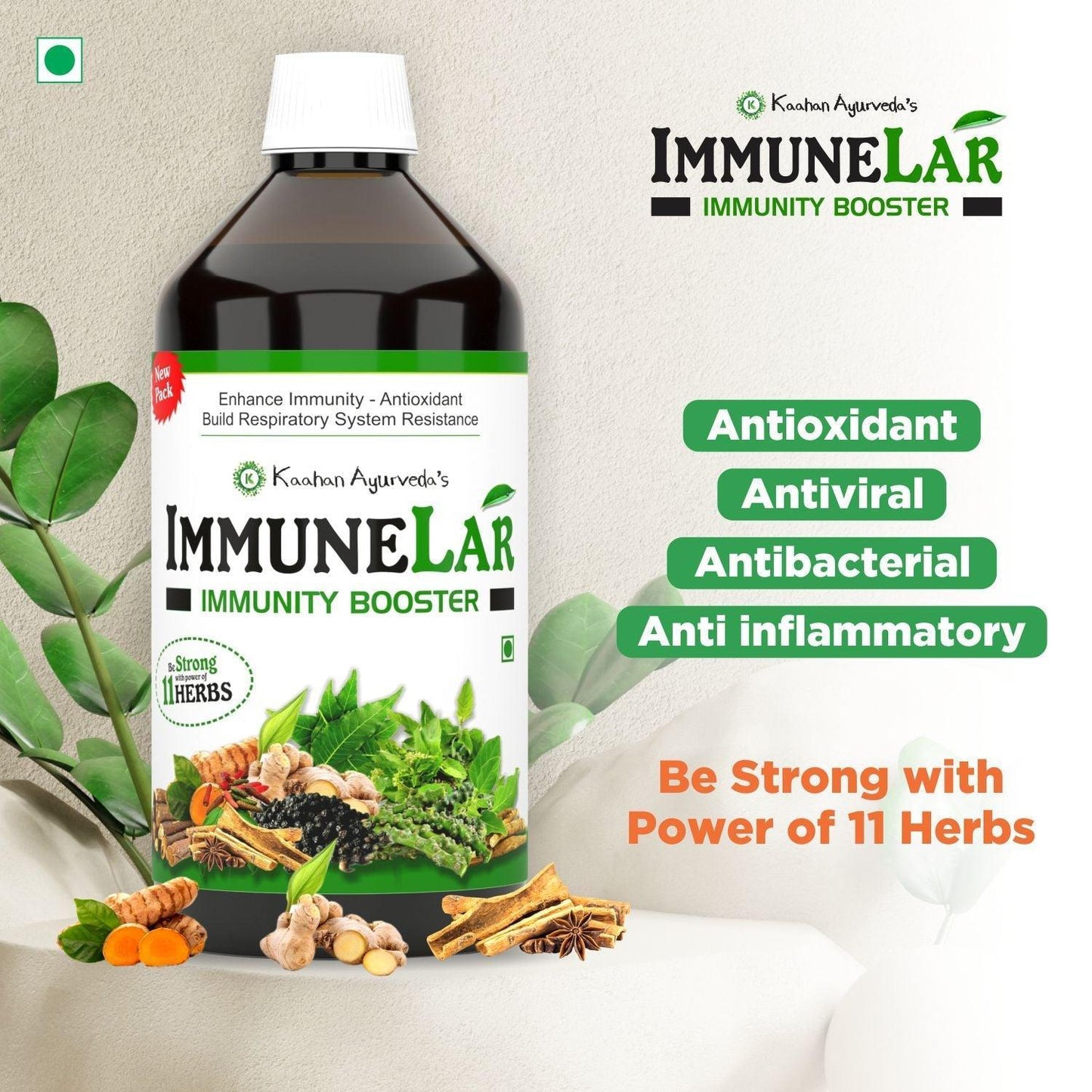 Kaahan Ayurveda Immunelar Syrup Immunity Booster - 450 ml