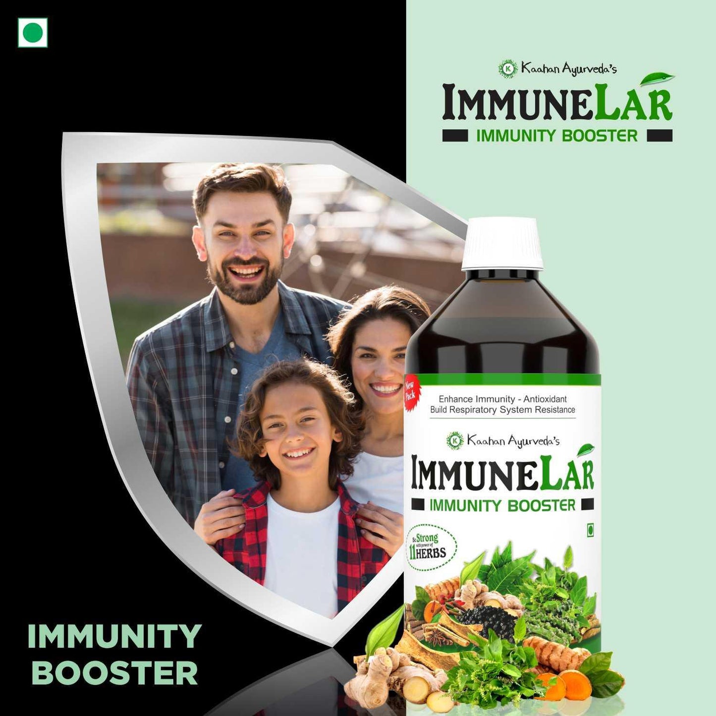 Kaahan Ayurveda Immunelar Syrup Immunity Booster - 450 ml