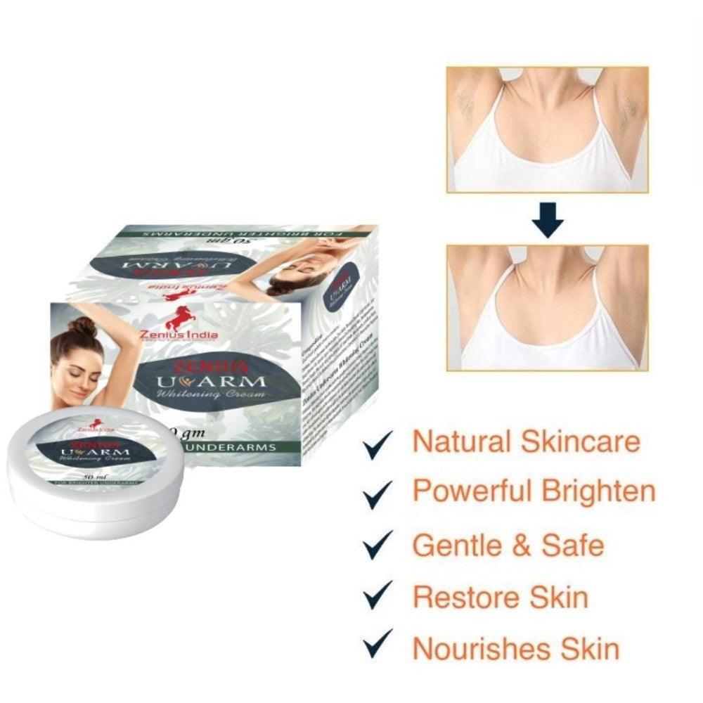Zenius U-Arm Whitening Cream - 50g Cream