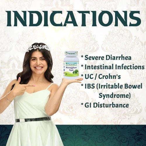 Planet Ayurveda Kutajghan Vati - 120 Tablets