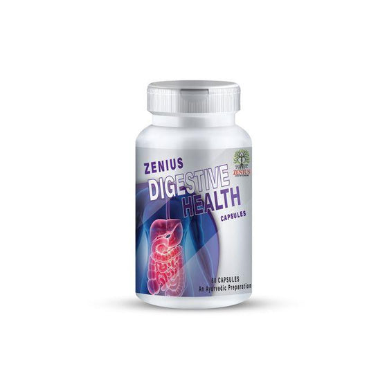 Zenius Digestive Health Capsules - Digestion Medicine for Digestion, Absorption, and Hunger Control - 60 Capsules