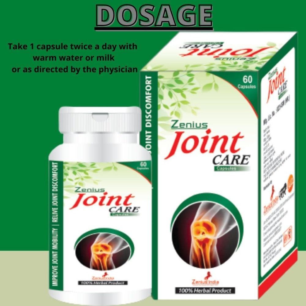 Zenius Joint Care Capsule | for Strong Bones & Relives Joint Pain Supplement (60 Capsules)