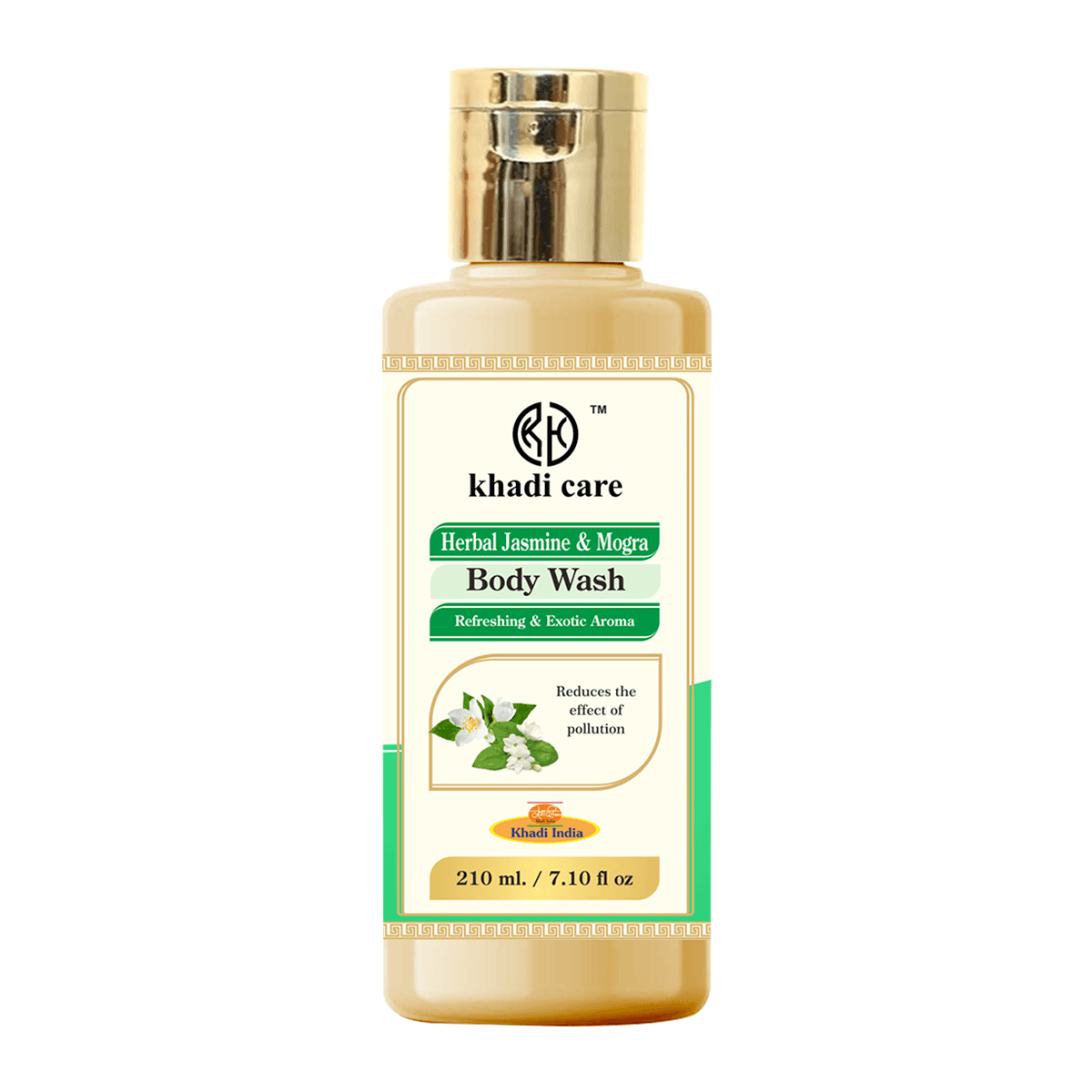Khadi Care Herbal Jasmine & Mogra Body Wash - 210ml