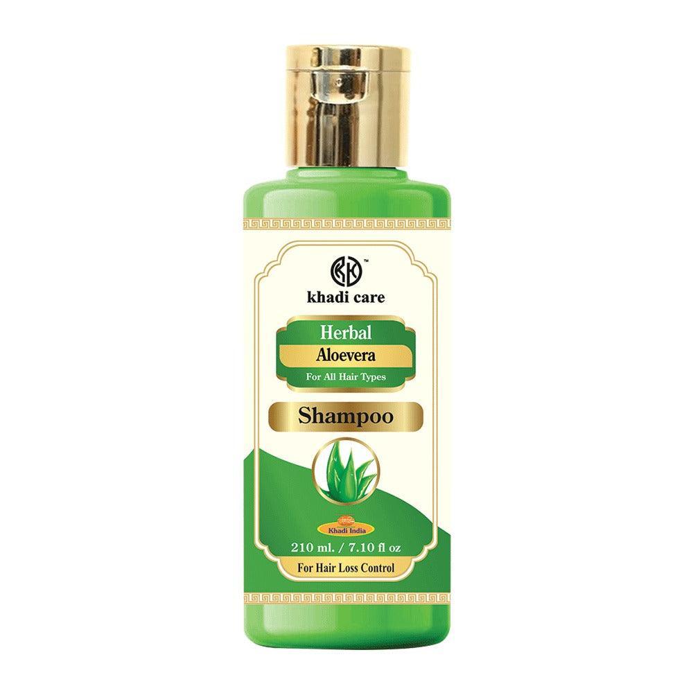 Khadi Care Herbal Aloevera Shampoo - 210ml