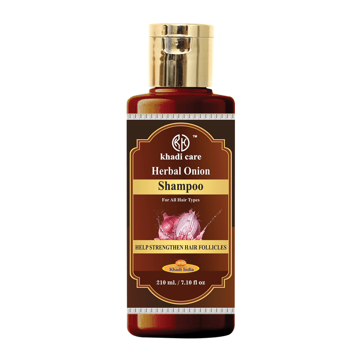 Khadi Care Herbal Onion Shampoo - 210ml