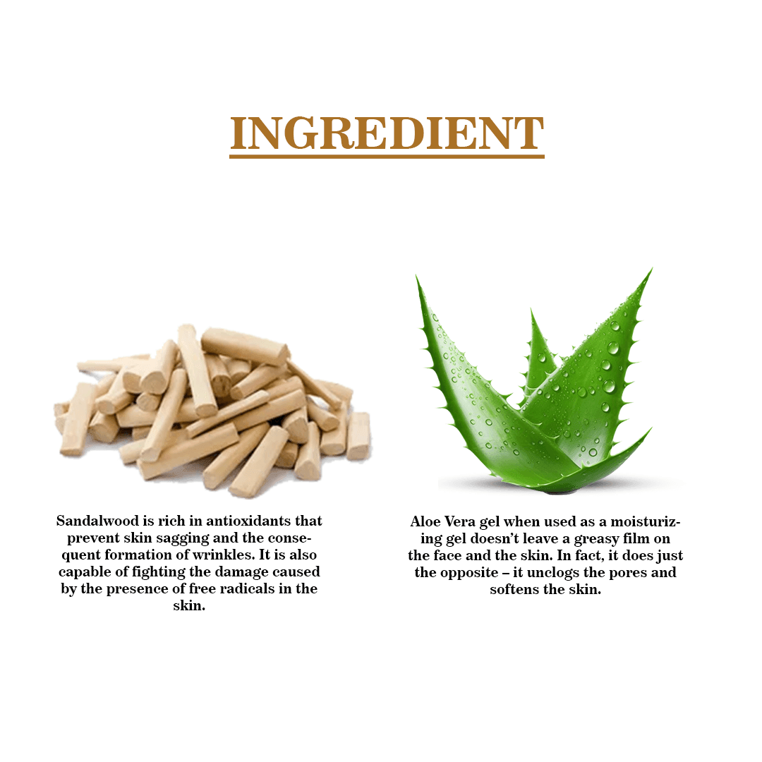 Khadi Care Herbal Sandalwood, Kesar & Aloevera Moisturising Lotion - 210ml