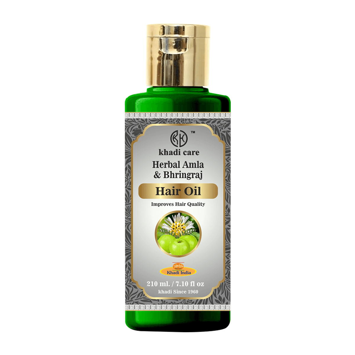 Khadi Care Herbal Amla & Bhringraj Hair Oil - 210ml