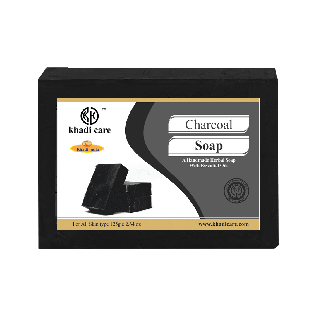 Khadi Care Herbal Charcoal Soap - 125g