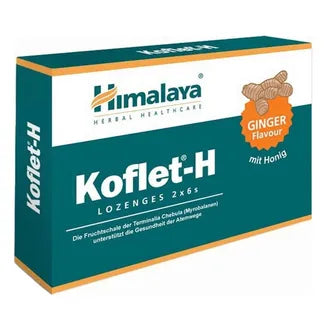 Himalaya Koflet-H Lozenges Ginger, 6 Count