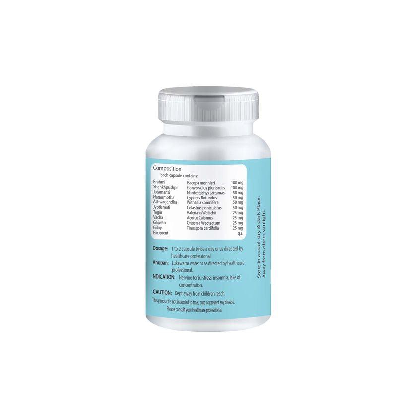 Zenius Brain Booster Capsules - Brain Booster Capsules for Stress Relief, and Memory Enhancement - 60 Capsules