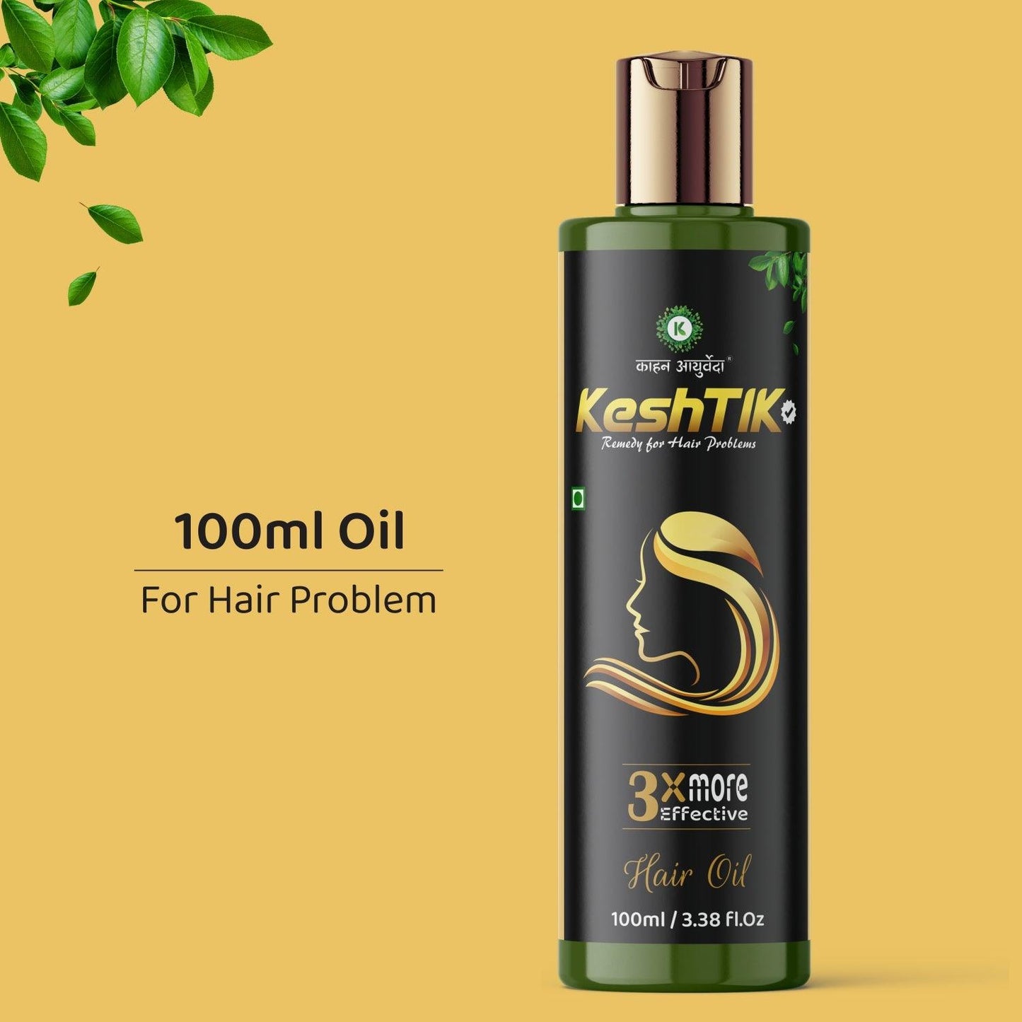 Kaahan Ayurveda Keshtik Hair Oil - 100ml