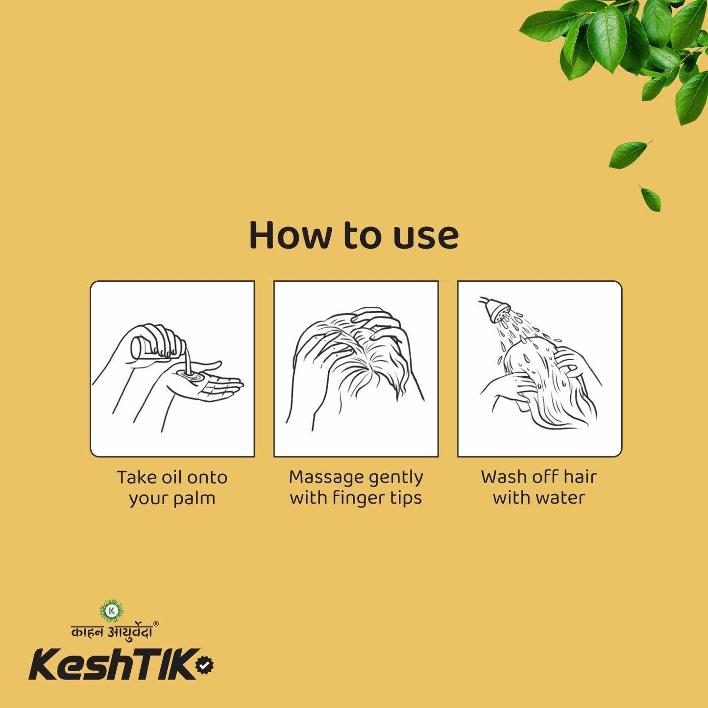 Kaahan Ayurveda Keshtik Hair Oil - 100ml