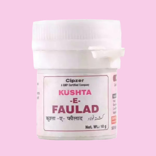 Cipzer Kushta-E-Faulad - 10gm | Unani Iron-Based Remedy for Weakness, Vitality & Blood Health