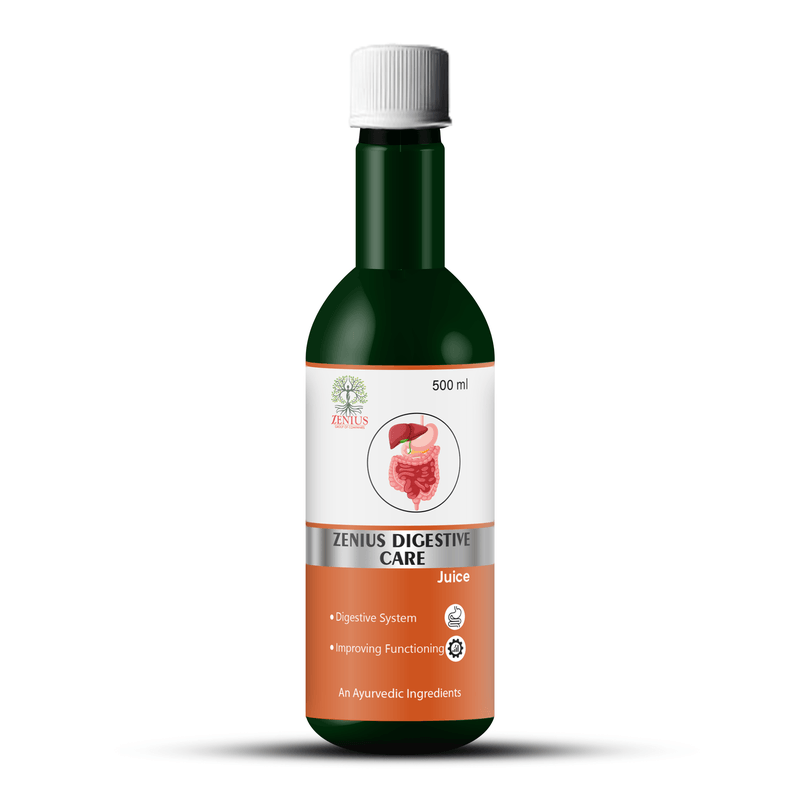 Zenius Digestive Care Juice - Ayurvedic Juice for Improved Digestion, Bloating Relief, and Gut Health - 500ml Juices