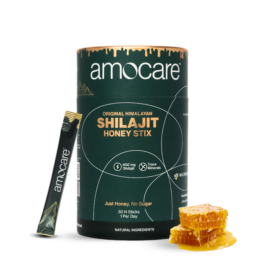 Amocare Shilajit Honey Sticks - 30 Sticks