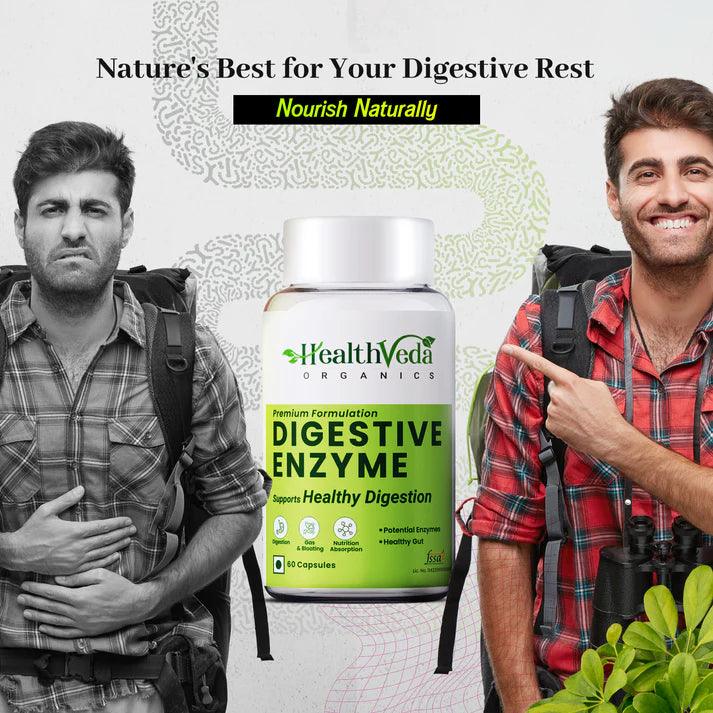 Health Veda Organics Digestive Enzyme Capsule