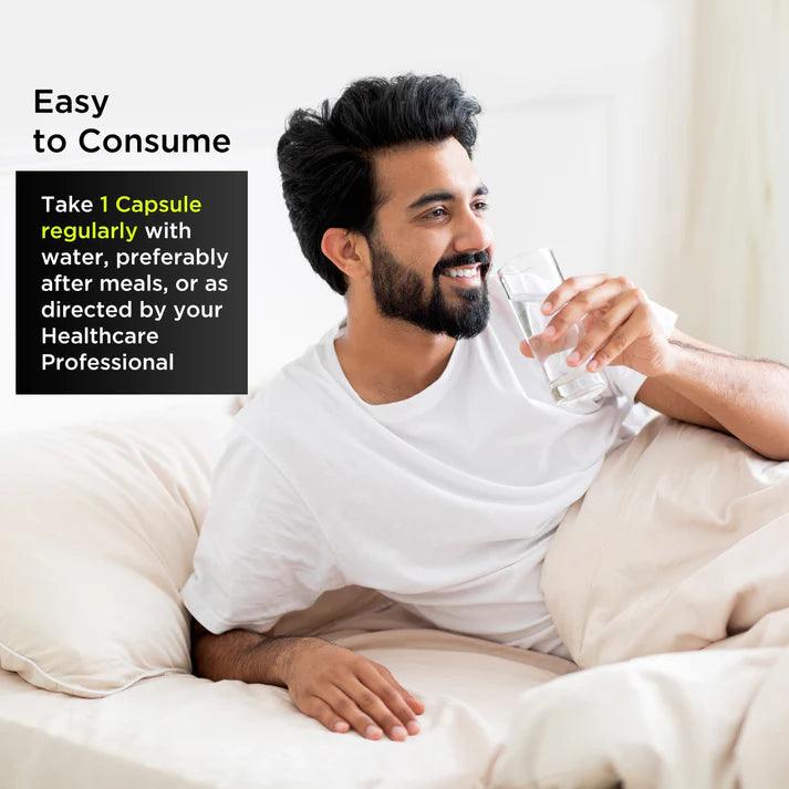 Health Veda Organics Gold Shilajit Capsule for Stamina, Vitality & Strength Capsule