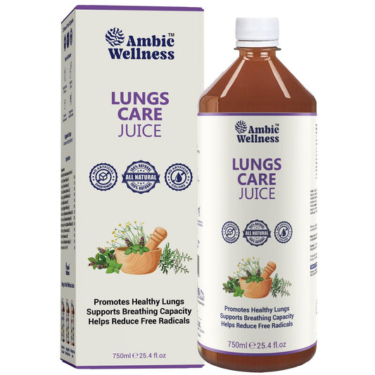 Ambic Wellness Lungs Care Juice I Organic Lung Cleanser - 750ML