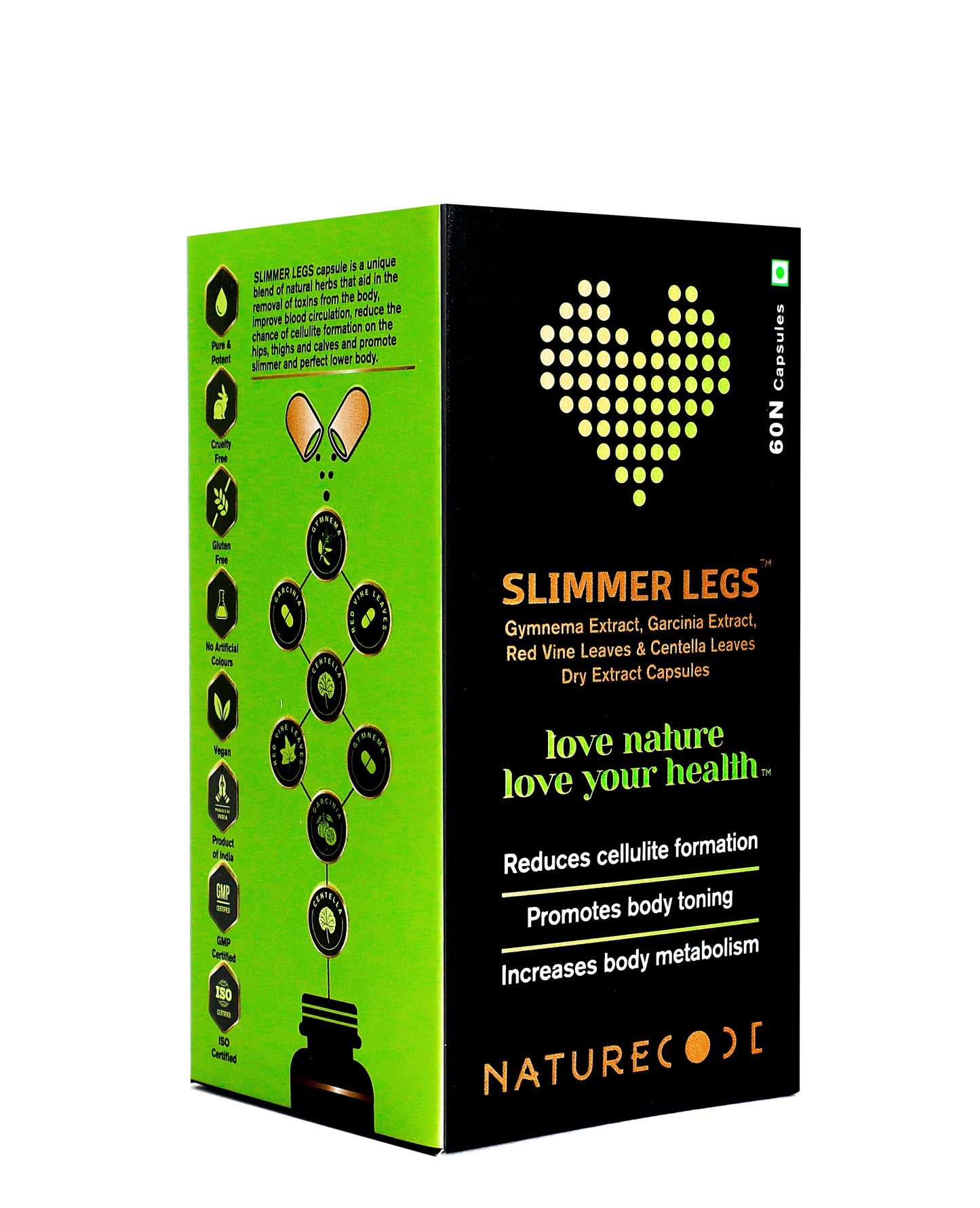 Nature Code Slimmer Legs Capsule - 60 Capsules