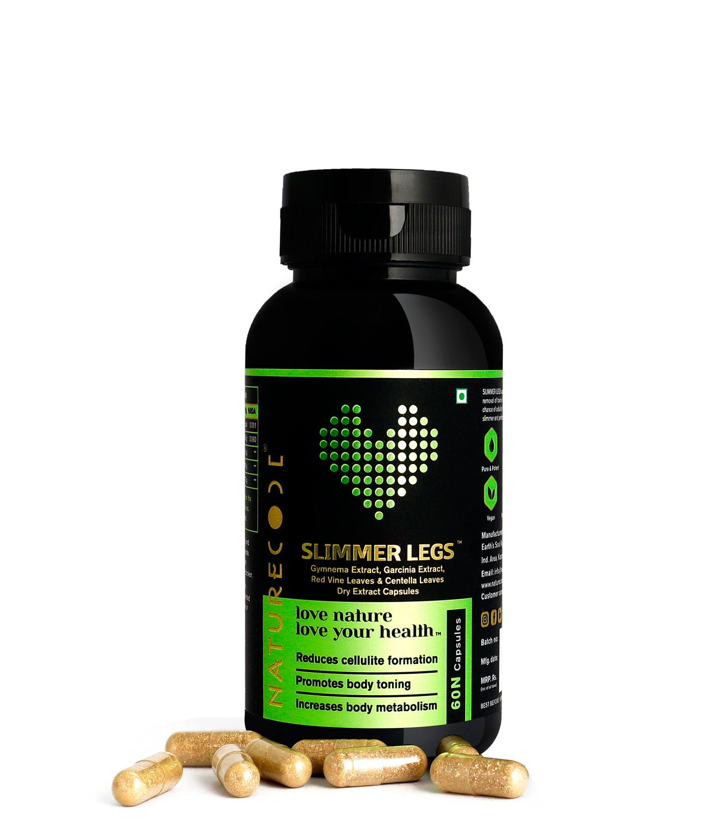 Nature Code Slimmer Legs Capsule - 60 Capsules