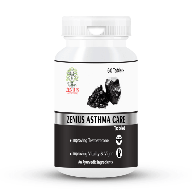 Zenius Shilajeet Tablets - Natural Energy and Stamina Boosters for Male and Female Wellness - 60 Tablets