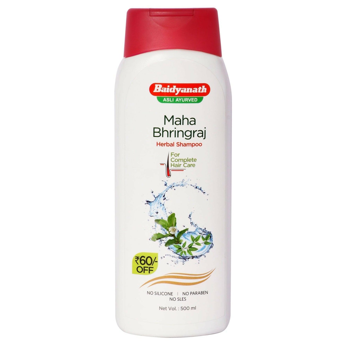 Baidyanath (Jhansi) Mahabhringraj Herbal Shampoo - 500ml