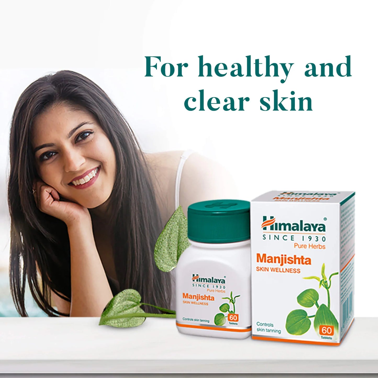 Himalaya Manjishtha Tablet for Skin Wellness - 60 Tablets