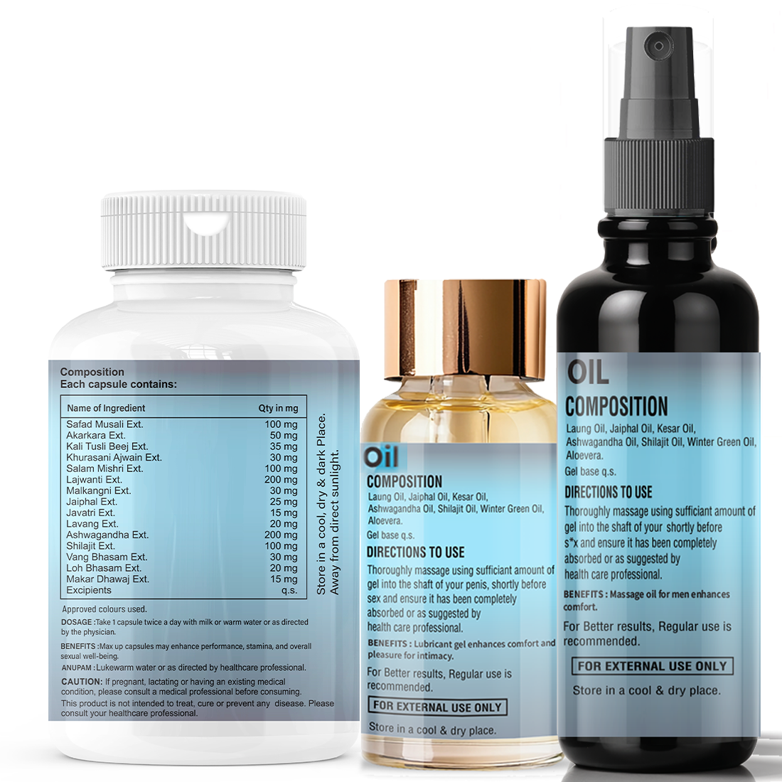 Zenius Max Up Kit - Sexual Wellness Capsules for Sexual Health and Stamina Boosting