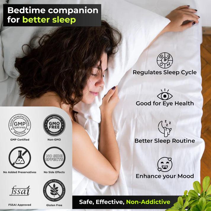 Health Veda Organics Melatonin Capsules - 60 Capsules