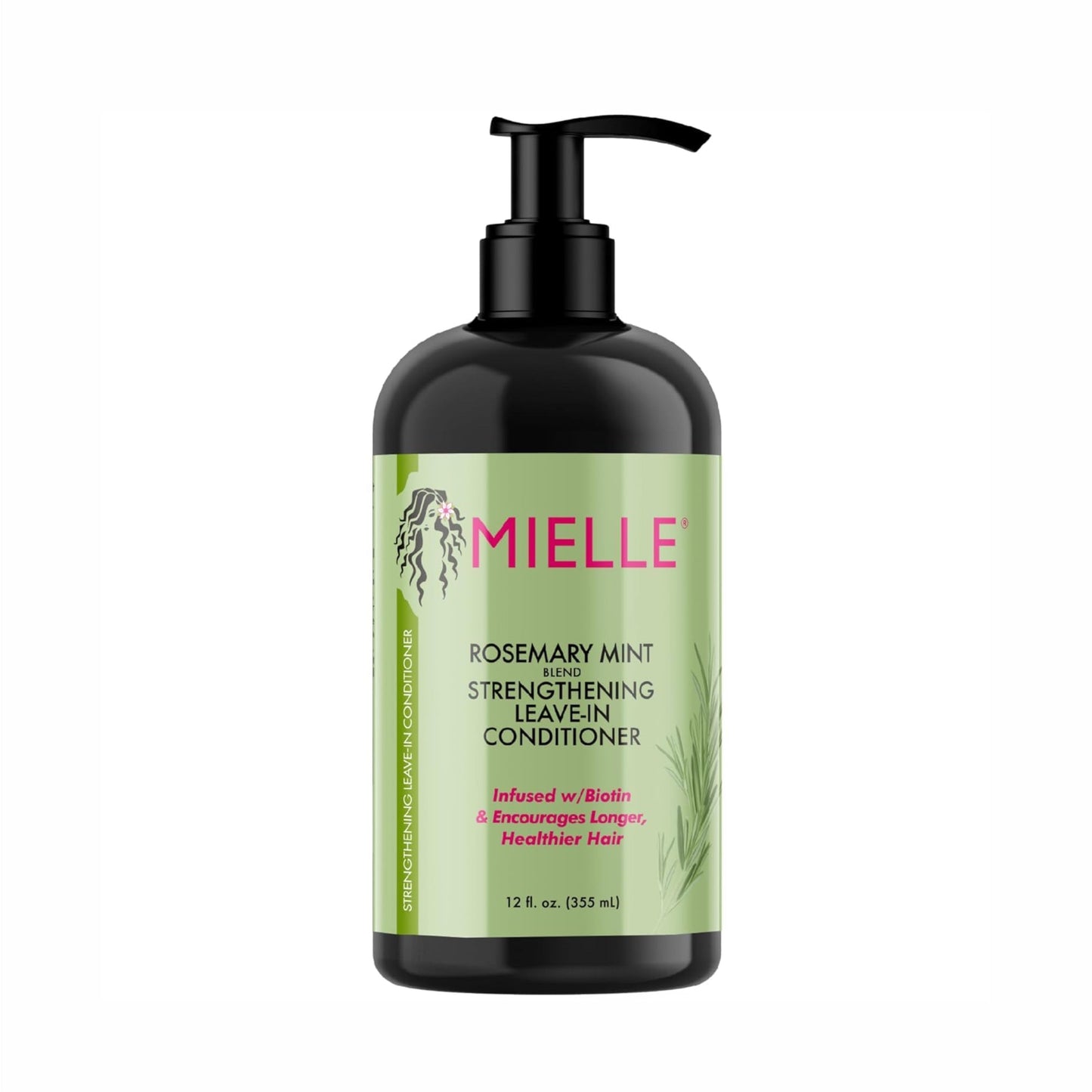 Mielle All Rosemary Mint Strengthening Conditioner Infused with Biotin Cleanser 355 millilitre