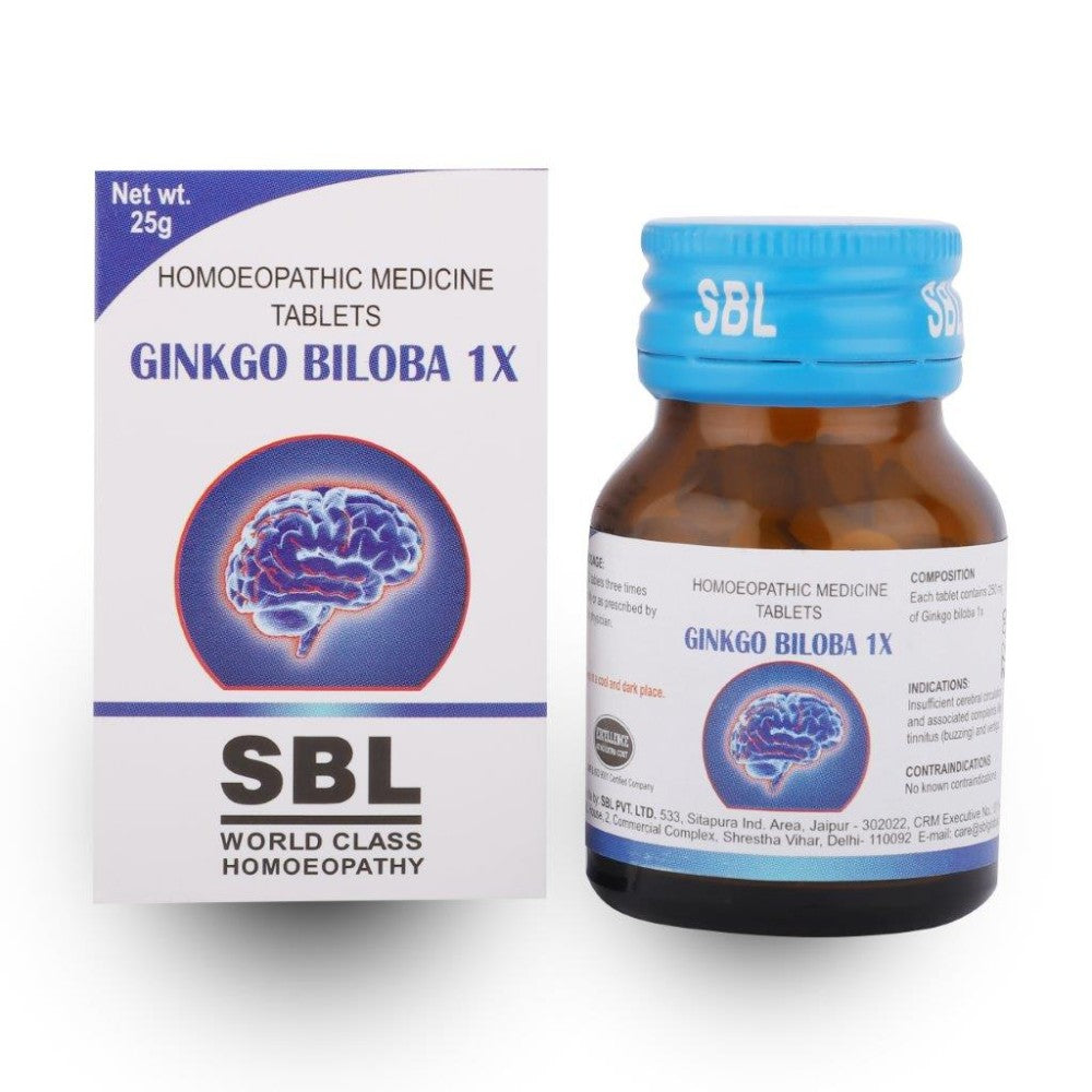 SBL Ginkgo Biloba Tablet 1X - 25gm