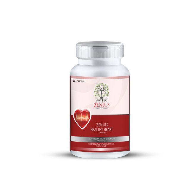 Zenius Healthy Heart Capsules - for Heart Health and Arteries Care - 60 Capsules