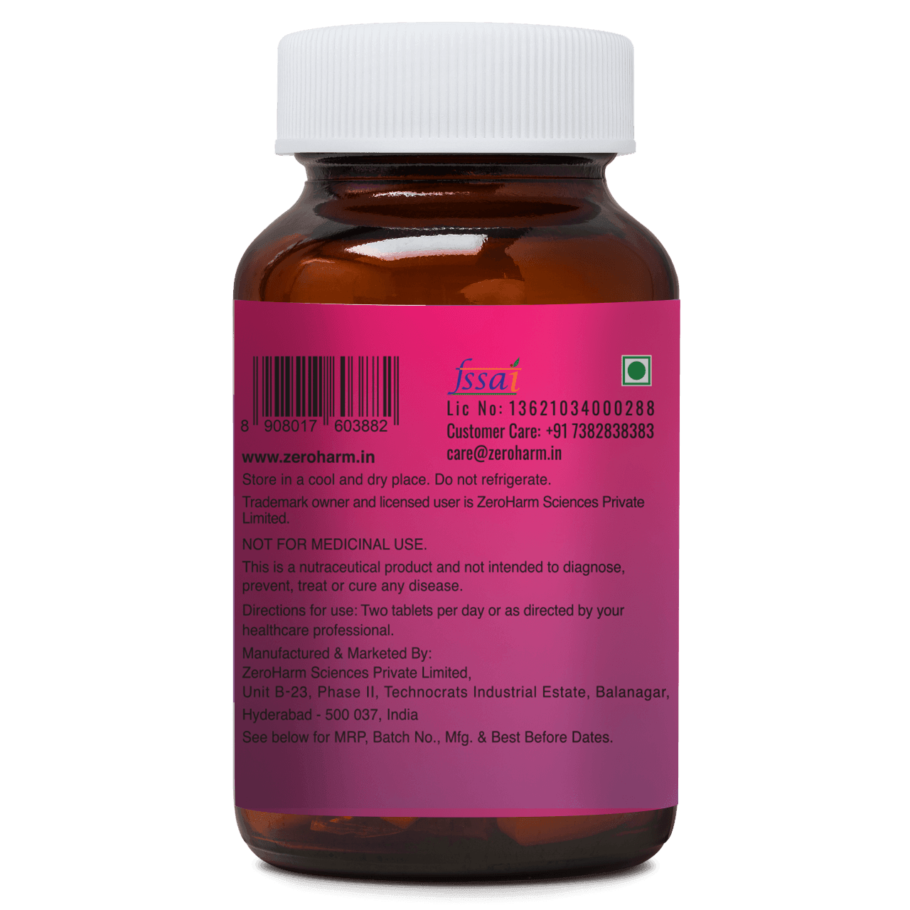 Zeroharm Sciences Nano Biotin Veg Tablet