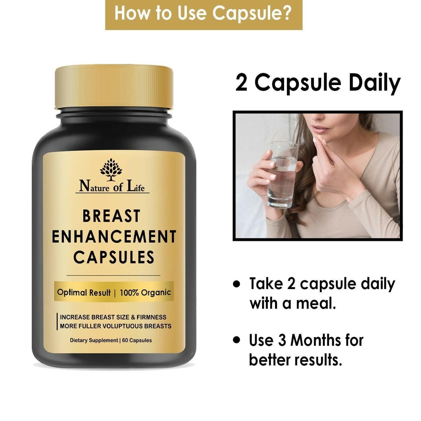 Nature of Life Breast Enhancement Capsule