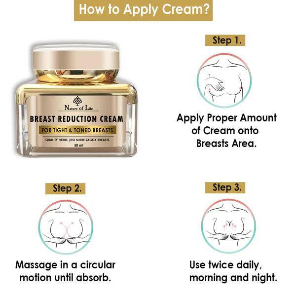 Nature of Life Breast Size Reduction Cream - 50ml